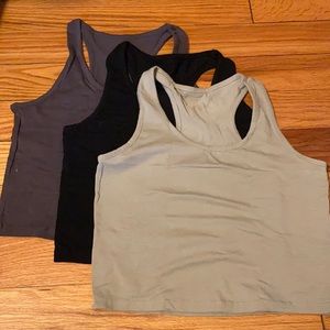 3 pack Crop Tank Tops